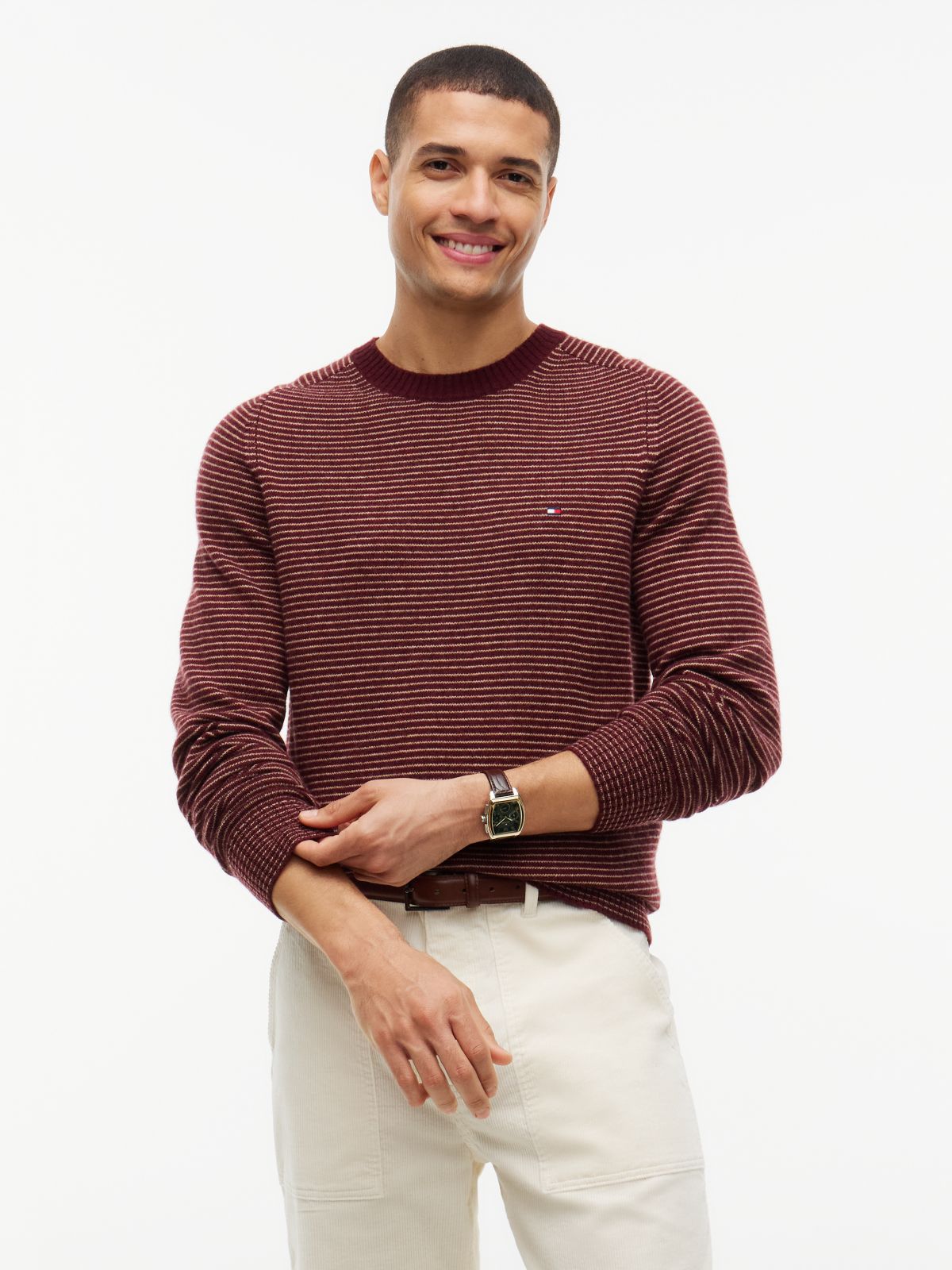 Lambswool Crewneck Sweater — Safari Canvas