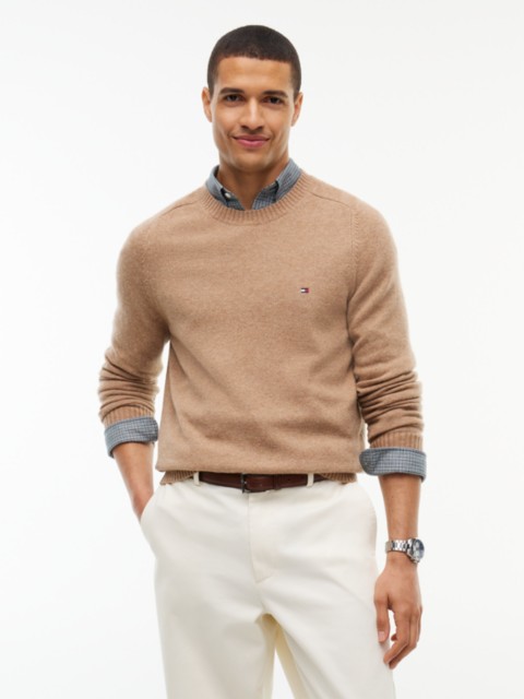 Мужские свитеры Tommy Hilfiger Lambswool Crewneck Sweater