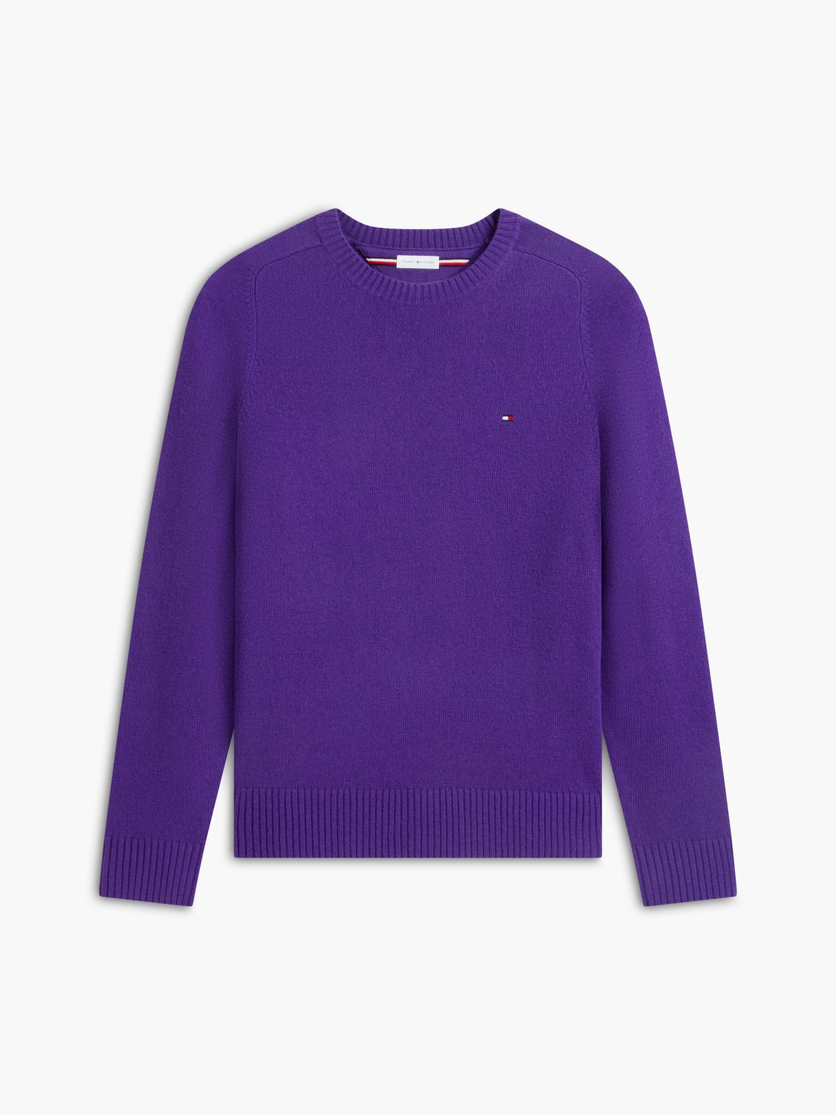 Lambswool Crewneck Sweater — Tuscan Grape