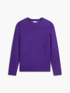 Lambswool Crewneck Sweater — Tuscan Grape 5