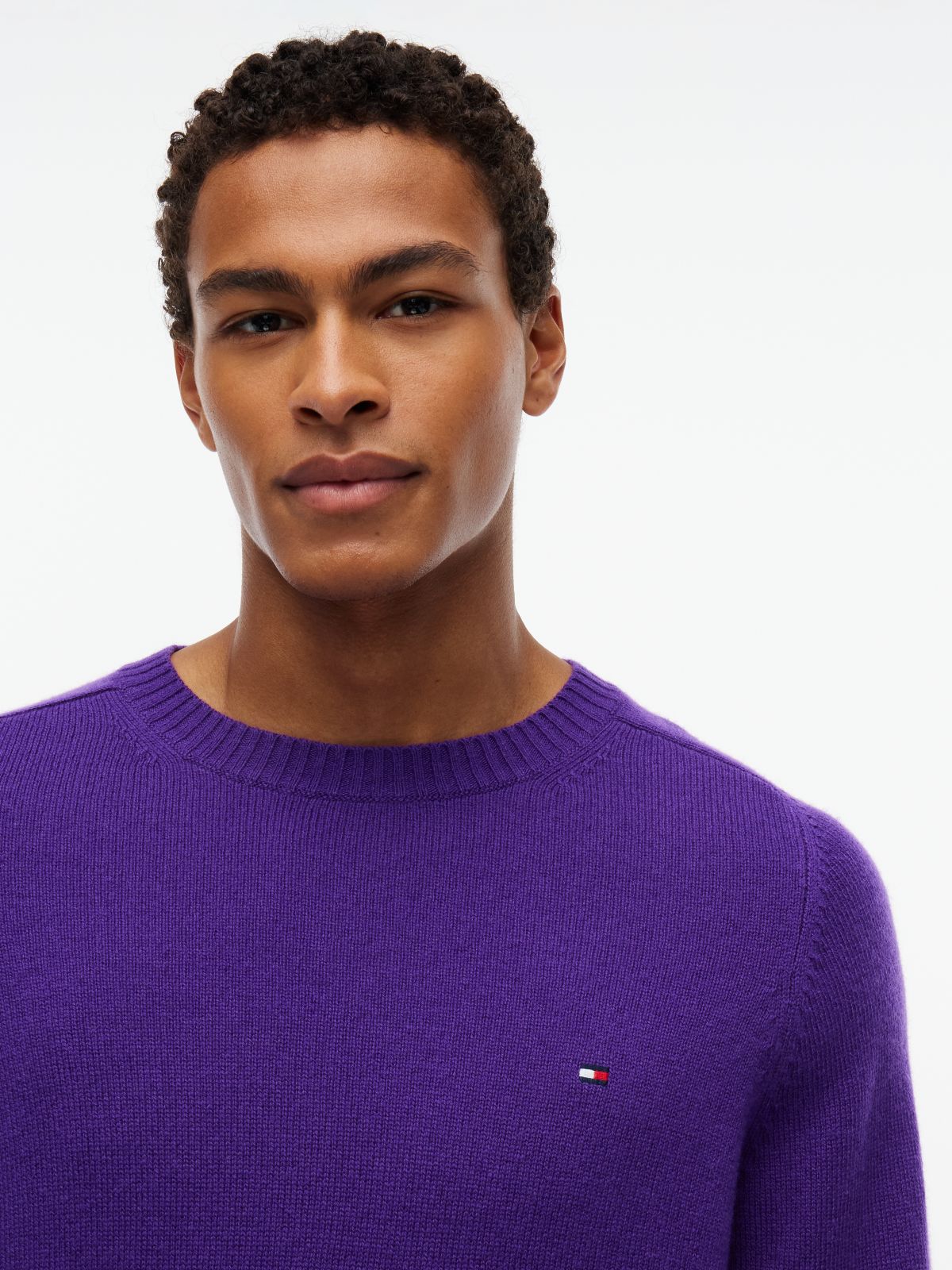 Lambswool Crewneck Sweater — Tuscan Grape