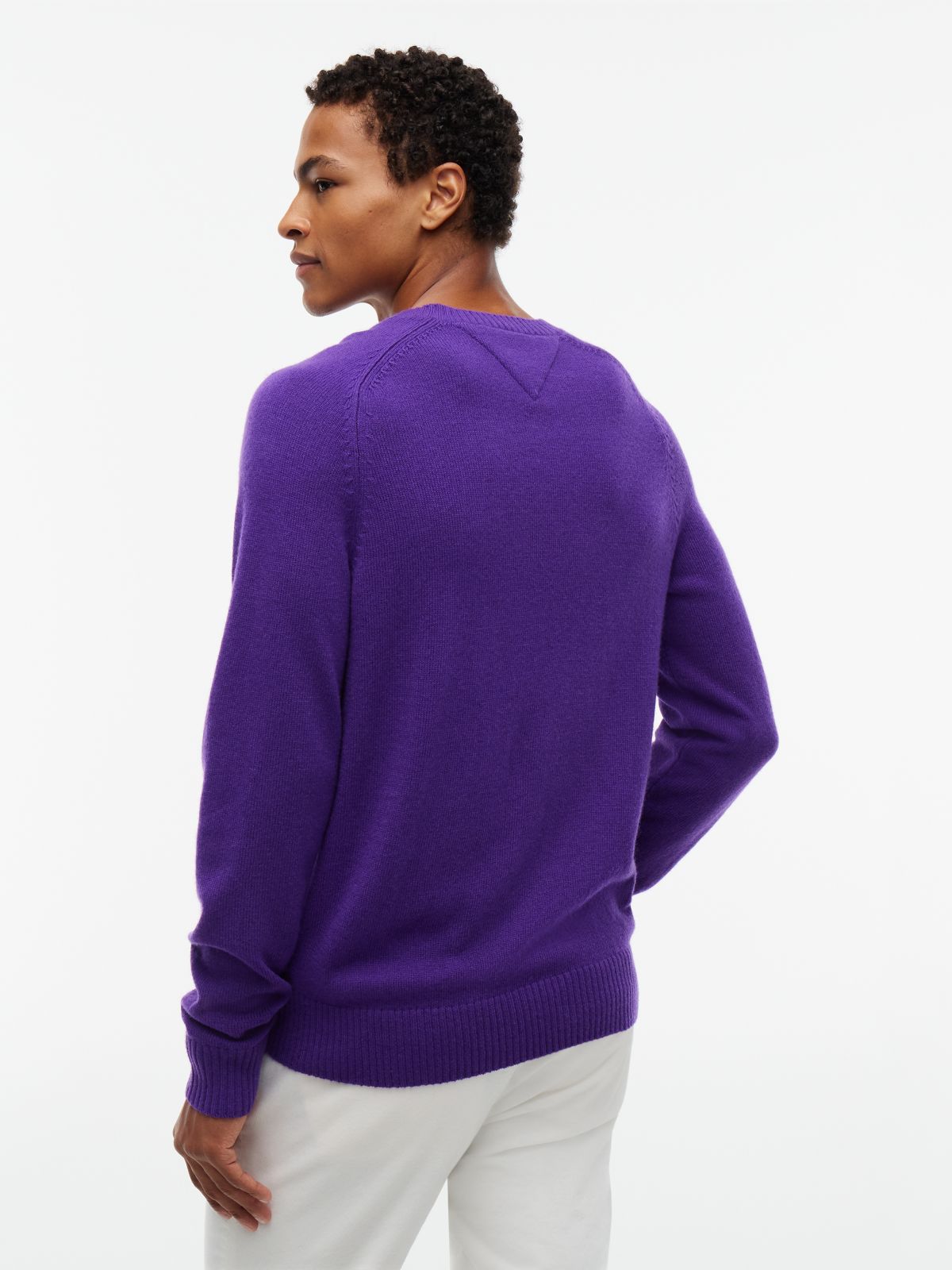 Lambswool Crewneck Sweater — Tuscan Grape