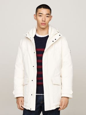 Rockie Hooded Down Parka, Ivory