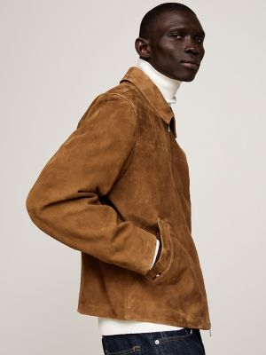 Suede Zip Ivy Jacket | Tommy Hilfiger