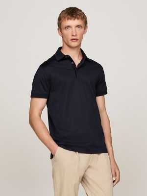 Slim Fit Mercerized Cotton Polo