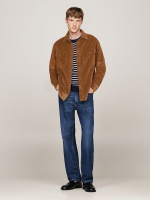 Relaxed Fit Corduroy Overshirt, Highland Khaki