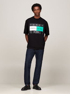 Tommy x Mercedes F1 x CR Flag T-Shirt, Black