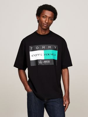 Tommy x Mercedes F1 x CR Flag T-Shirt, Black