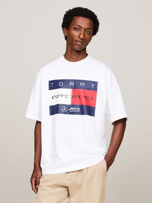 Tommy x Mercedes F1 x CR Flag T-Shirt, White