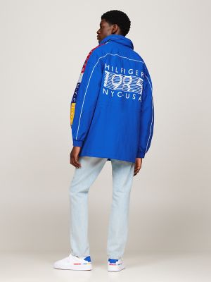 Hilfiger Team Hooded Windbreaker, Ultra Blue/Multi