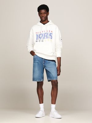 Hilfiger Team Graphic Hoodie, Ecru