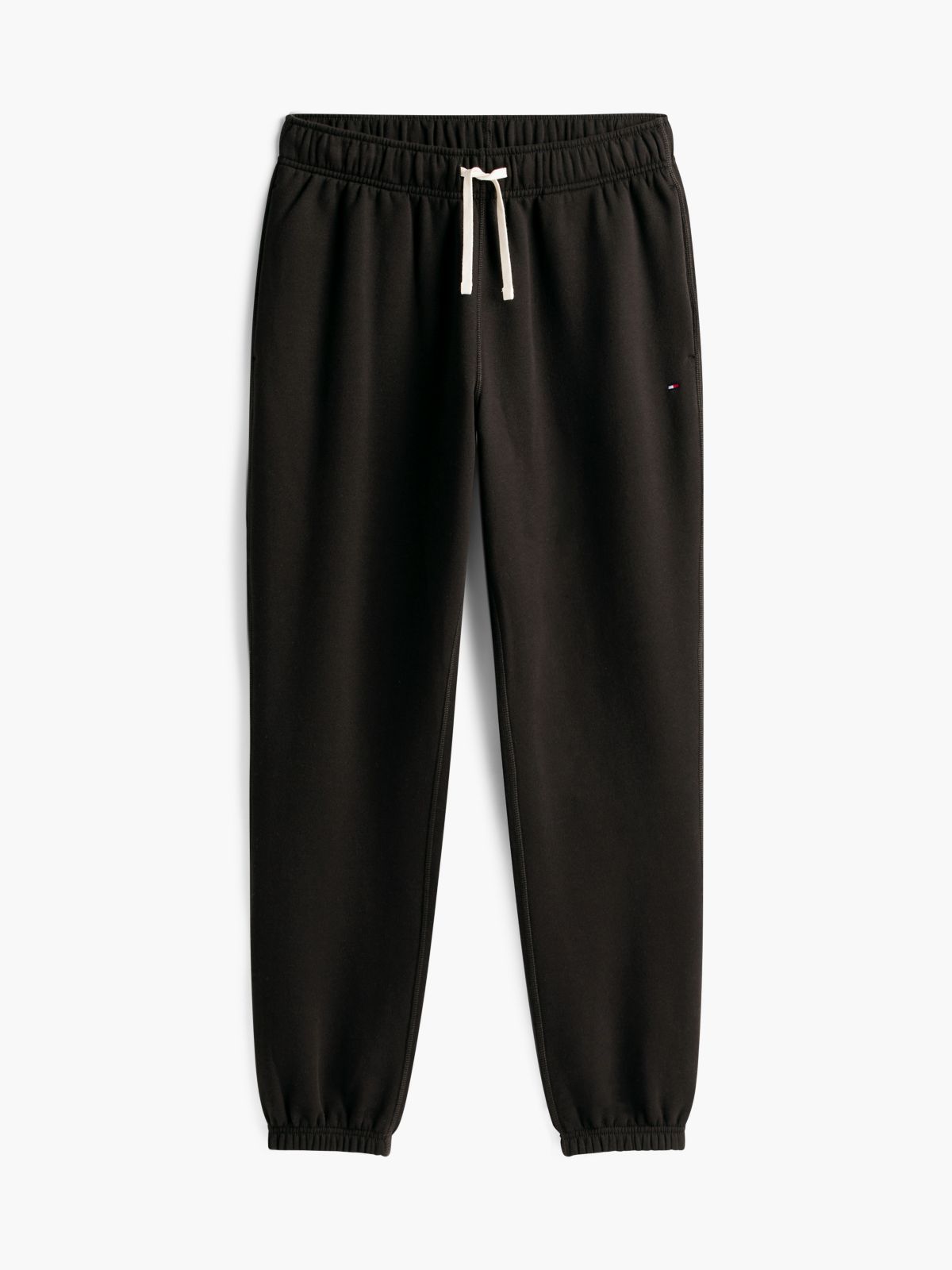 Solid Fleece Jogger — Black