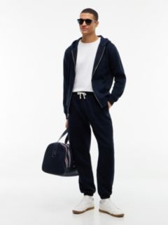 Solid Fleece Jogger — Navy 2