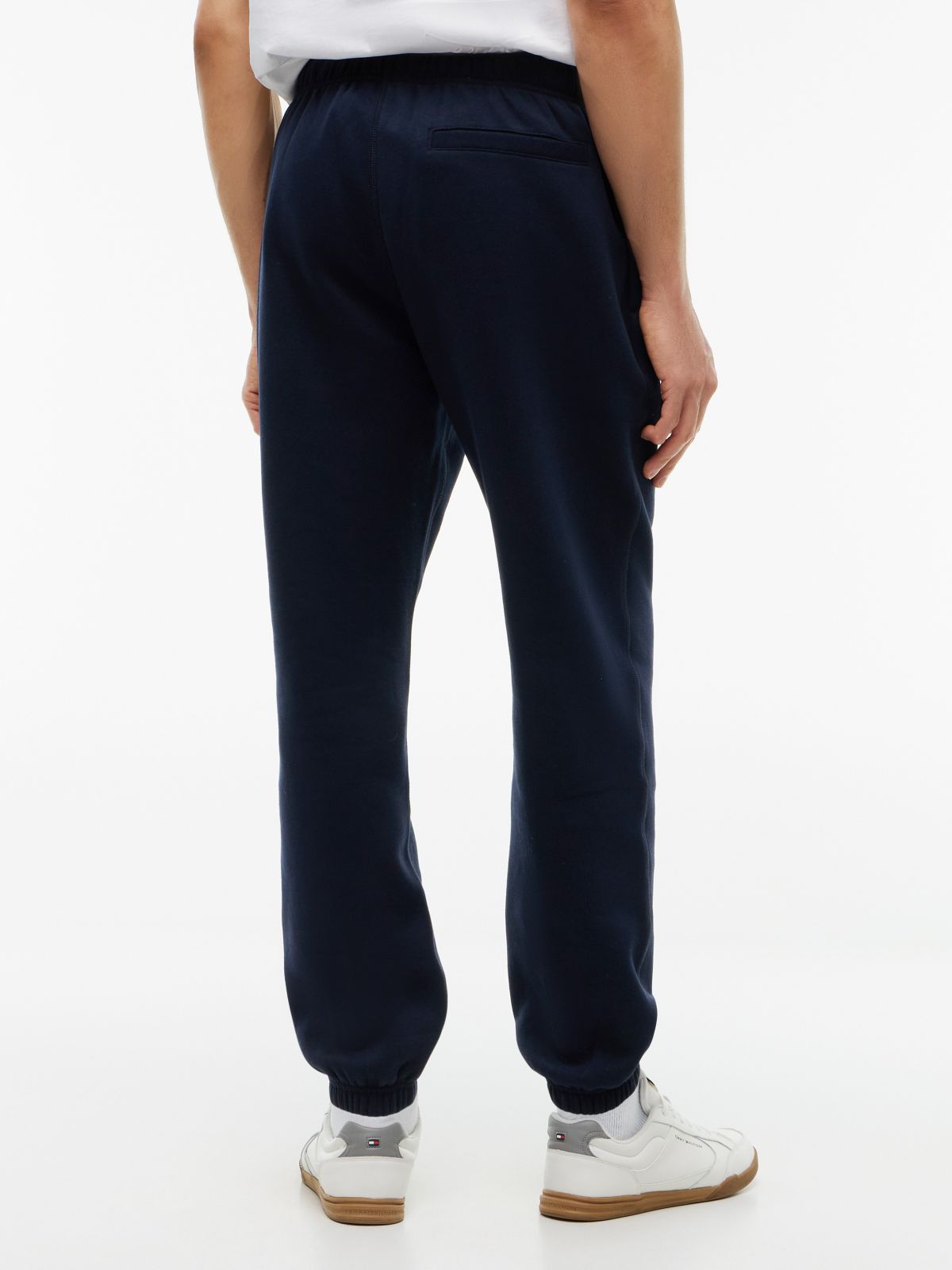 Solid Fleece Jogger — Navy