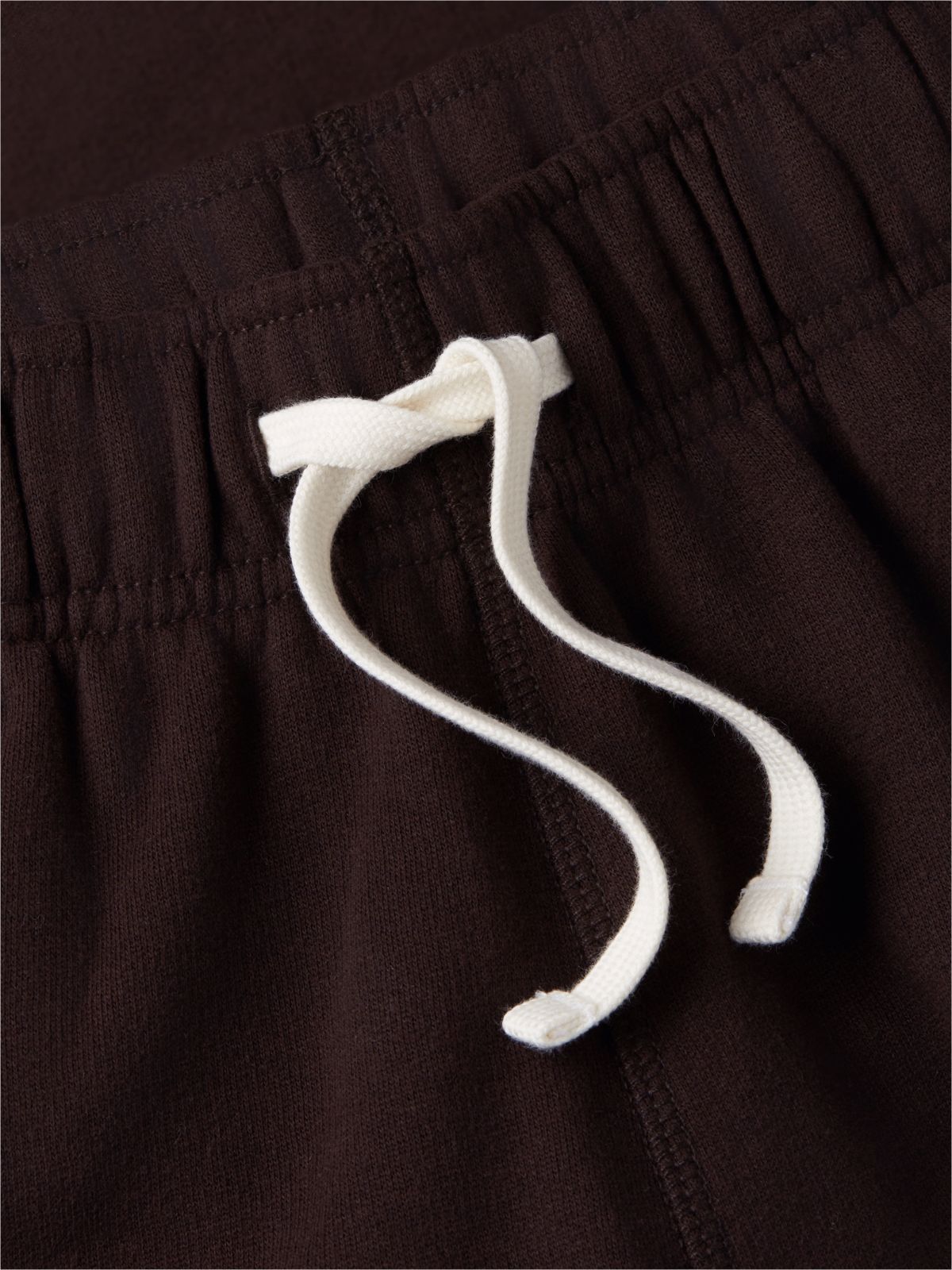 Solid Fleece Jogger — Chocolate