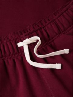 Solid Fleece Jogger — Burgundy 6