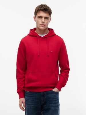 Essential Terry Pullover Hoodie, Medium Red