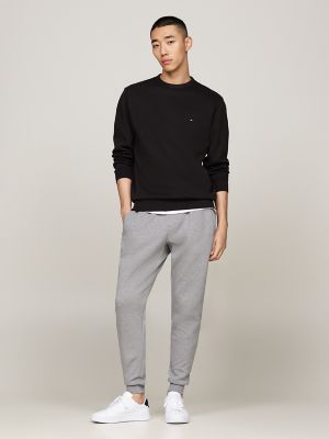 Scuba Knit Crewneck Sweatshirt, Black