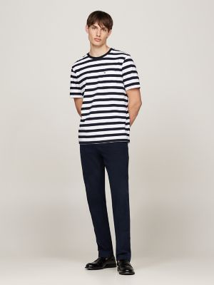 Tommy Pocket T-Shirt, Navy/White