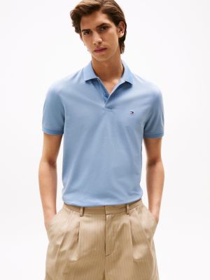 Regular Fit Pique Tech Polo, Brisk Blue