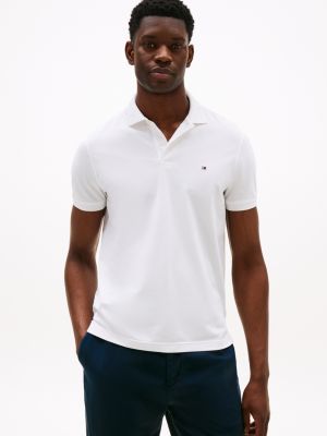 Regular Fit Pique Tech Polo, White