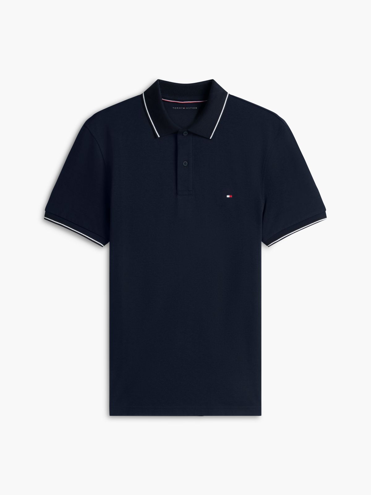 Regular Fit TH Performance Jersey Polo — Navy