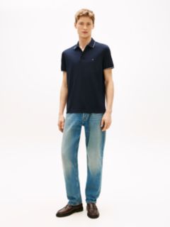 Regular Fit TH Performance Jersey Polo — Navy 3