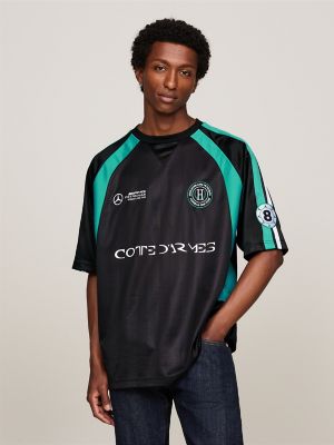 Tommy x Mercedes F1 x CR Russell T-Shirt, Black