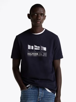 Navy tommy hilfiger t shirt hotsell