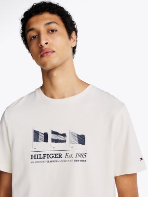Embroidered Hilfiger Flags T Shirt