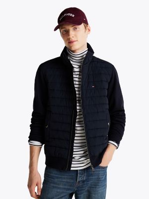 Mixed Media Zip Sweatshirt Tommy Hilfiger