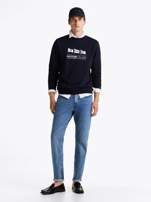 Hilfiger Flags Graphic Sweatshirt, Navy