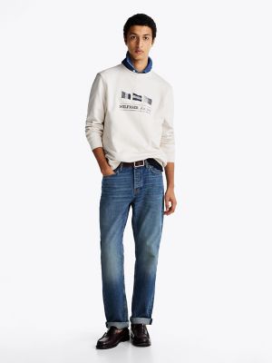 Hilfiger Flags Graphic Sweatshirt, Ivory Petal