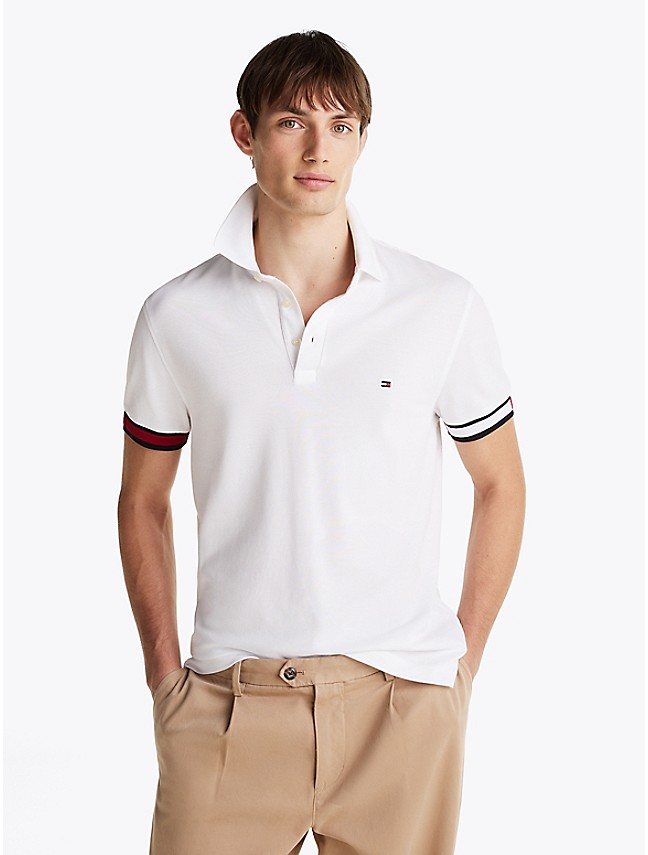 Slim Fit Rugby-Stripe Polo | Tommy Hilfiger Slim Fit Rugby-Stripe Polo | Tommy Hilfiger