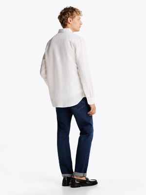 Regular Fit Pigment-Dyed Linen Shirt | Tommy Hilfiger