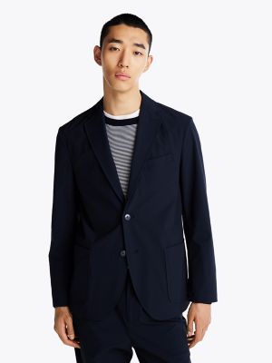 Water-Repellent Tech Blazer, Navy