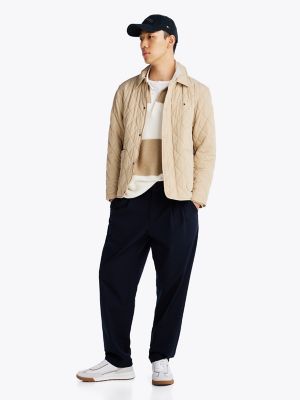 Tommy hilfiger men's brick quilted jacket hotsell