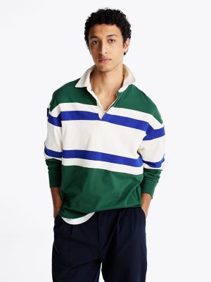 Tommy hilfiger color block rugby shirt top