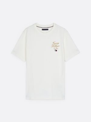 Embroidered Hilfiger Script T Shirt
