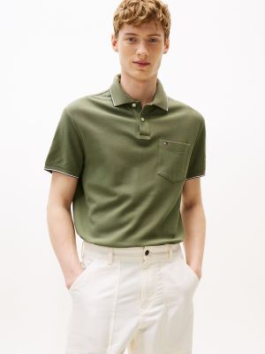 Classic Fit Pocket Polo, Battle Green