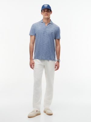 Мужские топы Tommy Hilfiger Regular Fit Textured Oxford Slub Polo — фото 2