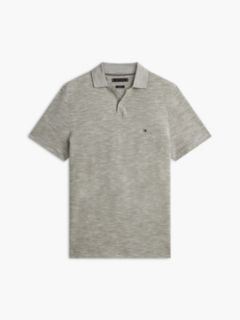 Regular Fit Textured Oxford Slub Polo — Dark Artichoke 5