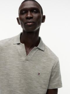 Regular Fit Textured Oxford Slub Polo — Dark Artichoke 3