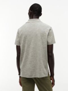 Regular Fit Textured Oxford Slub Polo — Dark Artichoke 4