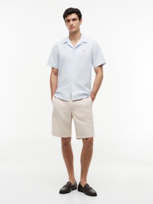 Мужские рубашки Tommy Hilfiger Regular Fit Dobby Camp Shirt — фото 2