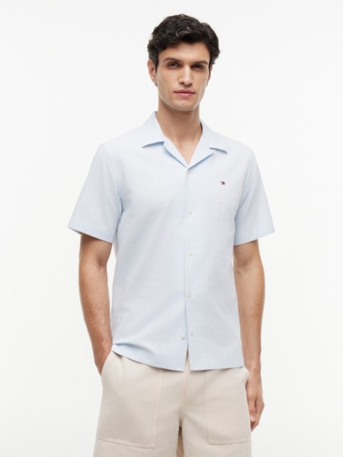 Мужские рубашки Tommy Hilfiger Regular Fit Dobby Camp Shirt