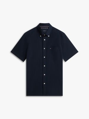 Мужские рубашки Tommy Hilfiger Regular Fit Seersucker Shirt — фото 5