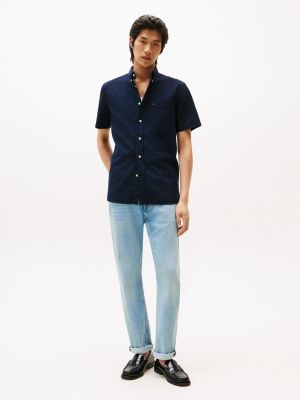 Мужские рубашки Tommy Hilfiger Regular Fit Seersucker Shirt — фото 3