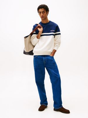 Monotype Logo Colorblock Sweatshirt | Tommy Hilfiger
