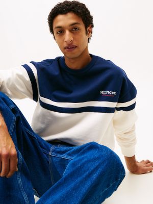 Monotype Logo Colorblock Sweatshirt | Tommy Hilfiger